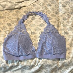Arizona Jean Company Purple Lace Halter Bra and matching Panty
